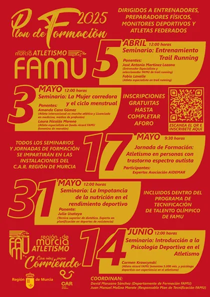 Cartel Plan de Formacion FAMU 2025