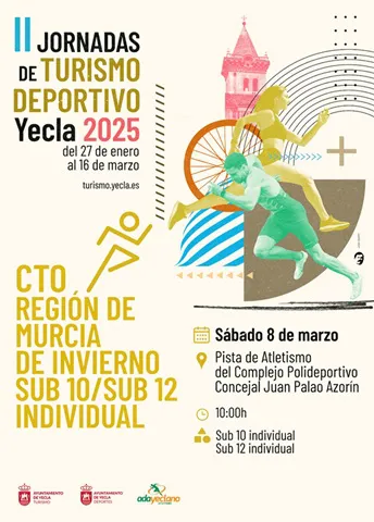 Cartel Campeonato de la Región de Murcia Sub10 - Sub12 Individual Yecla 2025