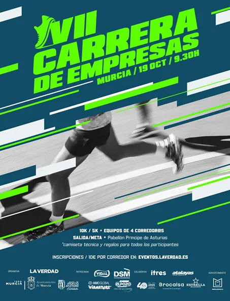 Cartel VII Carrera de Empresas Murcia
