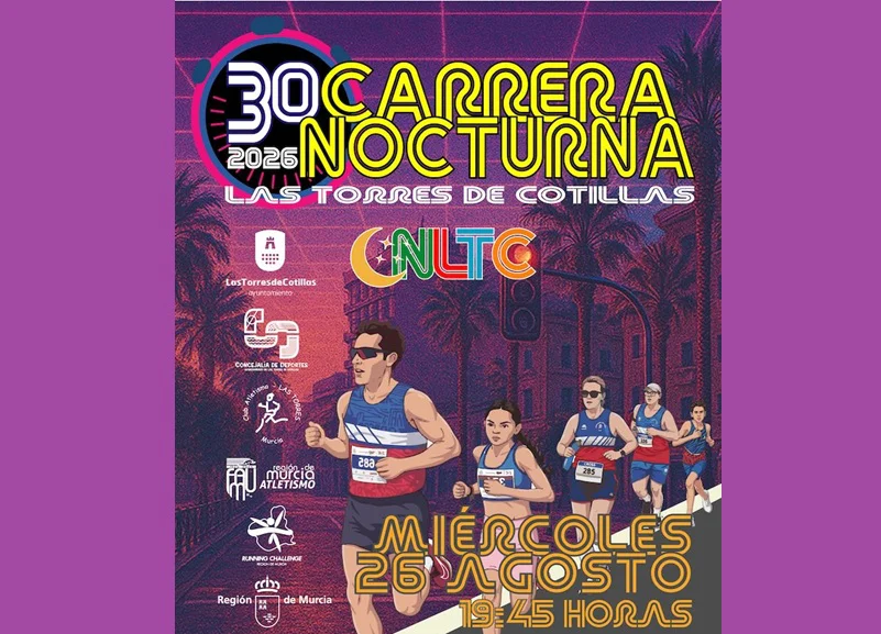 famu_Cartel 30ª Carrera Nocturna Fiestas de Las Torres de Cotillas_portada