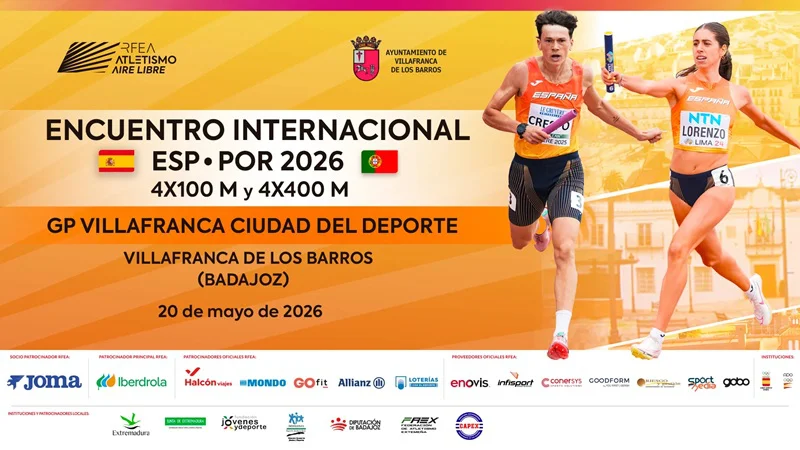 famu_Cartel Encuentro Internacional Relevos ESP-POR Villafranca de los Barros 2026