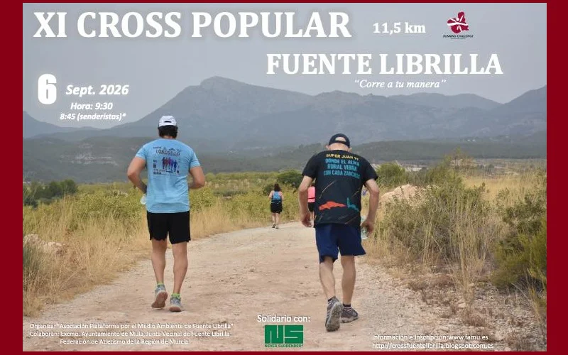 Famu_Cartel XI Cross Popular 11,5km. Fuente Librilla