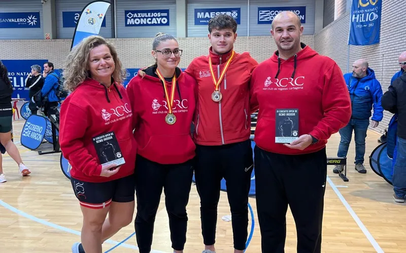 cartagena_Mari Ángeles Macián y Alberto Vidal, oro y bronce en remoergómetro