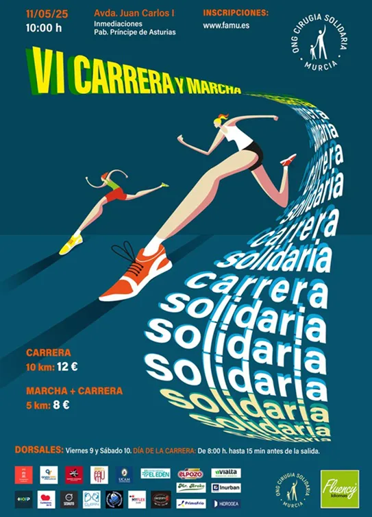 Cartel VI Carrera y Marcha ONG Cirugía Solidaria