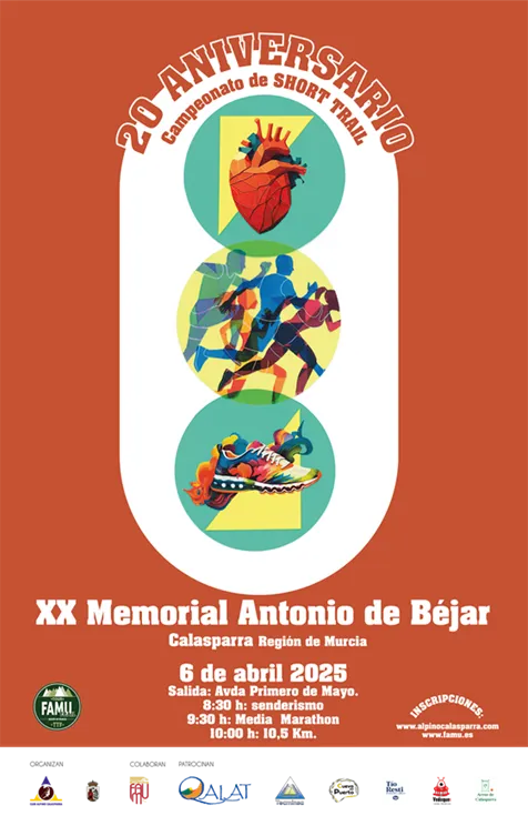 Cartel XX Media Maratón de Montaña Calasparra