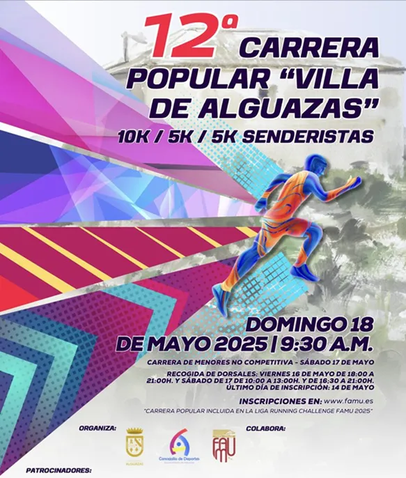 Cartel XII Carrera Popular Villa de Alguazas