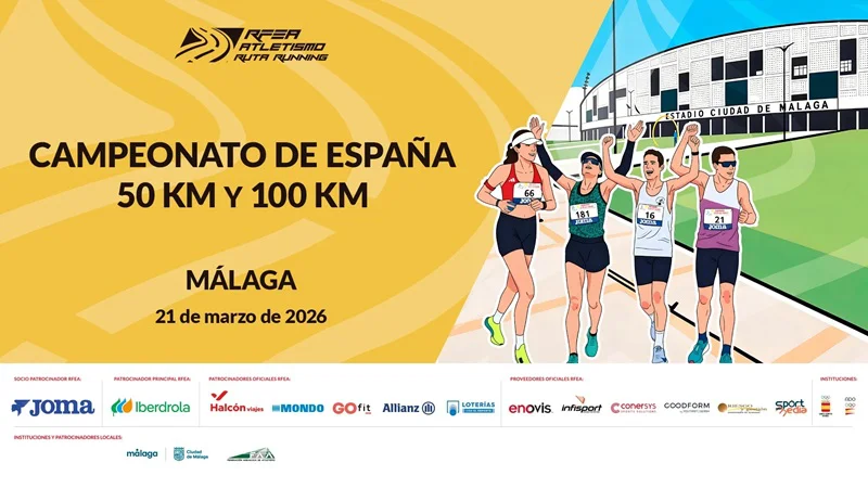 famu_Cartel Campeonato de España 50 y 100km. Málaga 2026