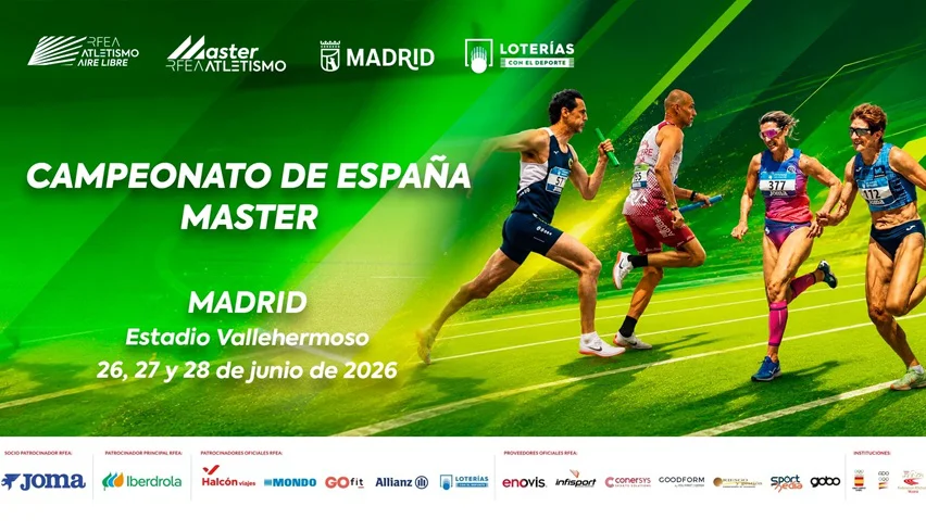 Cartel Campeonato de España Máster Madrid 2026