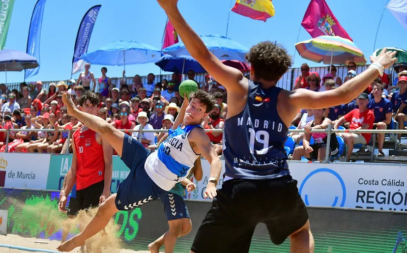 cartagena_Balonmano playa en Puerto Bello_varones