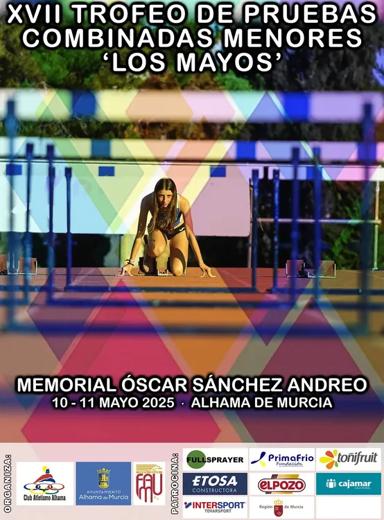 Cartel XVII Trofeo Pruebas Combinadas Menores Los Mayos