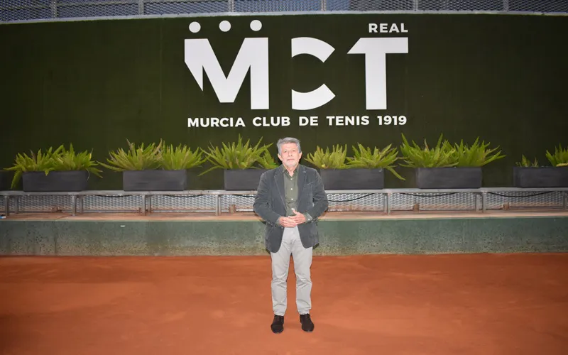 Antonio Saura, presidente del Real Murcia Club de Tenis 1919
