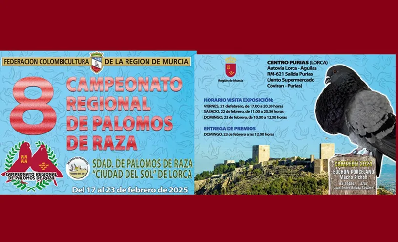 Cartel Campeonato Regional Palomos de Caza_portada25_foto1