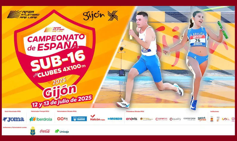 Cartel Campeonato de España Sub16 Gijón 2025
