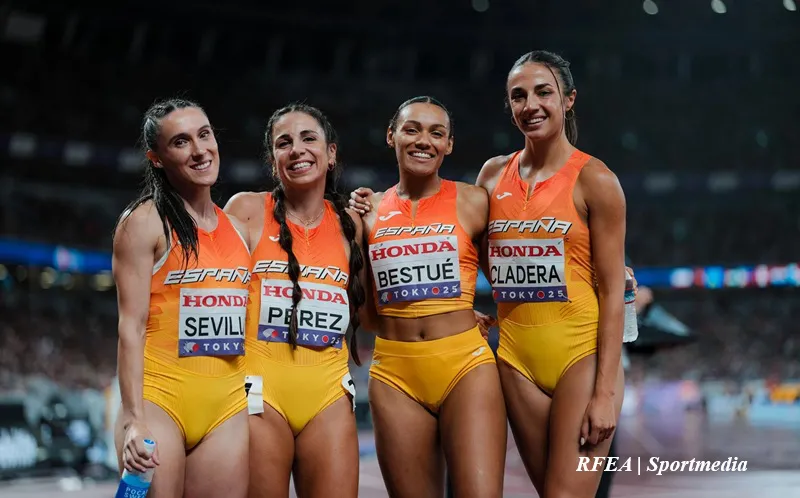 atletismo_Tokyo2025_4x100mMujeres_foto_RFEA_Sportmedia