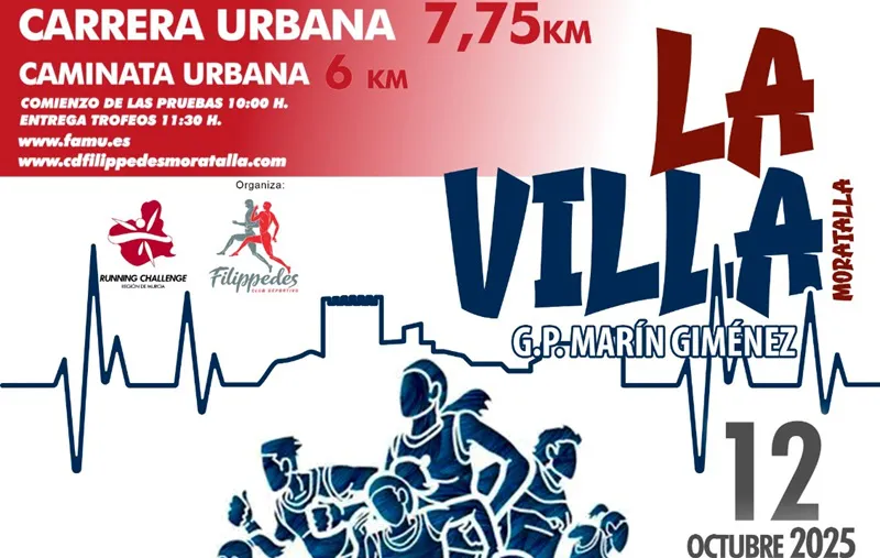portada_Cartel XIII Carrera Popular Urbana de Moratalla LA VILLA