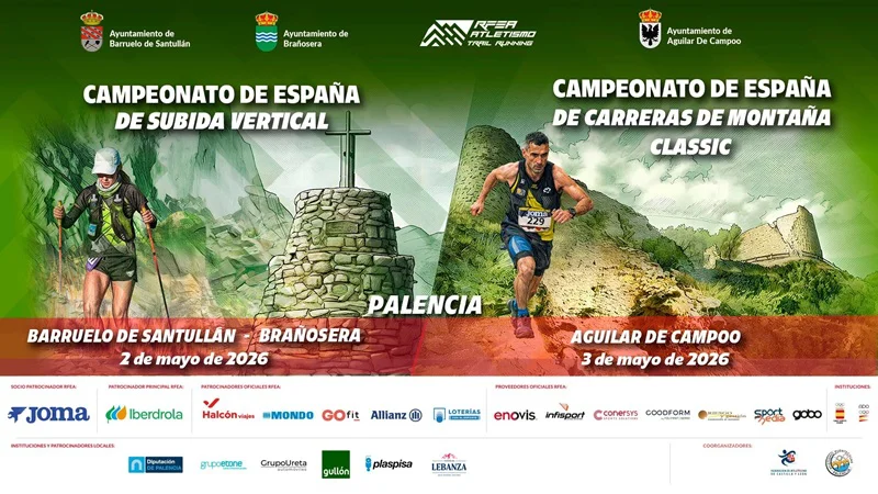 famu_Cartel Campeonato de España Subida Vertical-Carreras de Montaña Palencia 2026