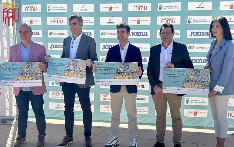 Presentación Cto. España 20km. Marcha Absoluto - Sub23 - Máster San Pedro del Pinatar 2025