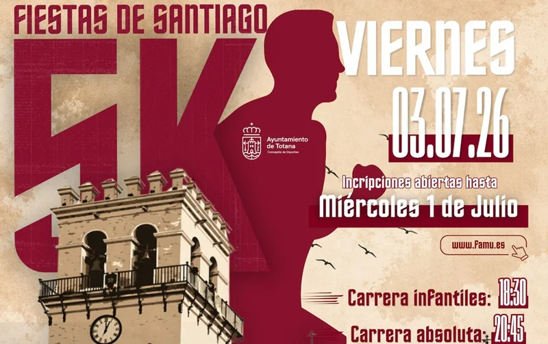 portada_Cartel 5K Fiestas de Santiago 2026
