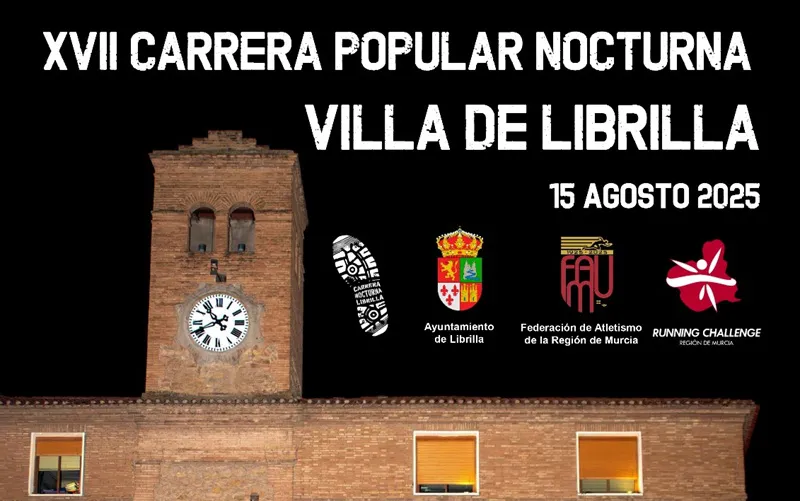 PORTADA_Cartel XVII Carrera Popular Nocturna Villa de Librilla