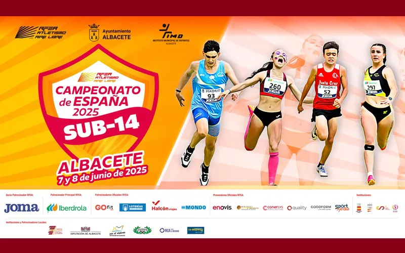 Cartel Campeonato de España Sub14 Individual Albacete 2025