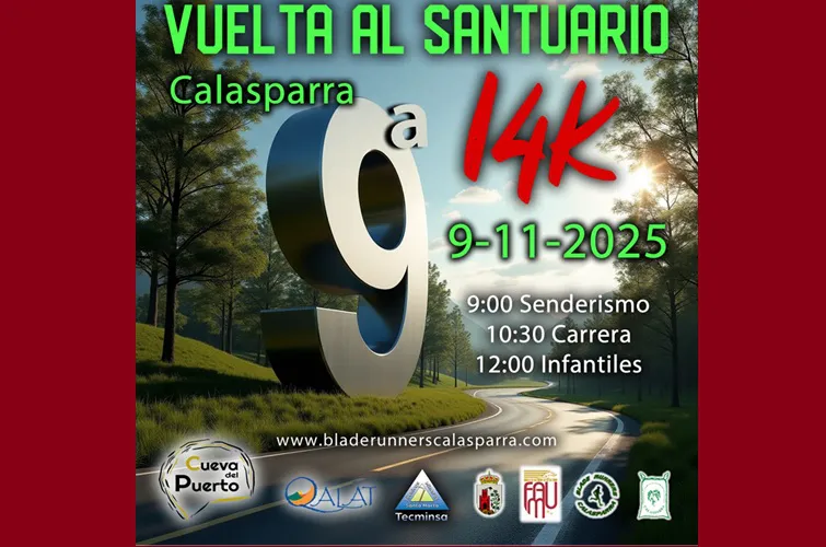 Cartel IX Vuelta al Santuario Virgen de la Esperanza Calasparra (1)