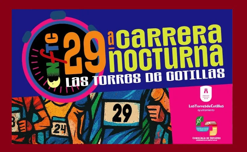 portada_Cartel 29ª Carrera Nocturna Fiestas de Las Torres de Cotillas