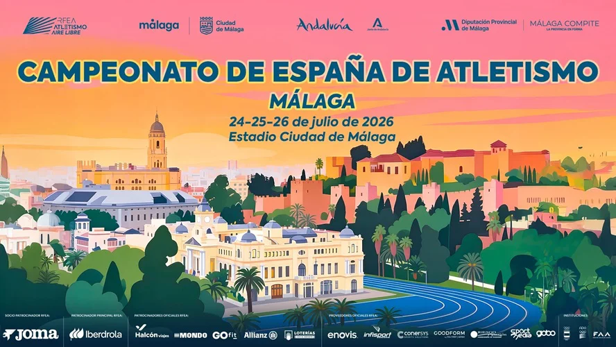 Cartel Campeonato de España Absoluto Málaga 2026