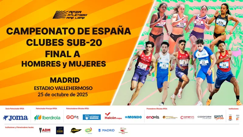 Cartel Campeonato de España Clubes Sub20 Final A